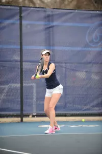 Sophomore Lana Robins went unbeaten at No. 1 singles against Xavier and Richmond over the weekend.