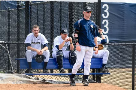Lejeune observes a regular-season game from the bullpen following his surgery during the 2013 season.
