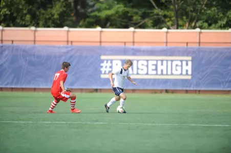 Junior Ross Higgins took a team-high three shots against Virginia Tech.