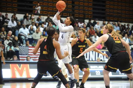 Senior Lauren Chase ranks third in the A-10 in assists (4.8 apg).