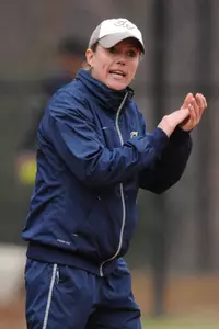 Head Coach Stacey Schramm begins her fifth season with the Colonials.