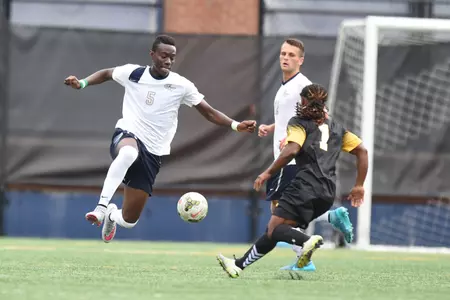 Tobi Adewole scored a goal against Davidson in last season's 1-1 draw.