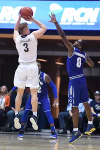 GW is 11-4 (.733) against opponents from the ACC, Big East, Big 10, Pac 12 and SEC since 2013-14.