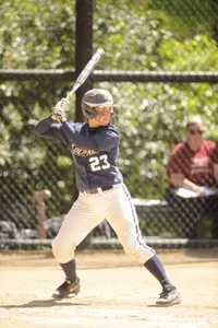Senior Samantha Dos Santos totaled three RBIs in two games at UNC Greensboro on Saturday.
