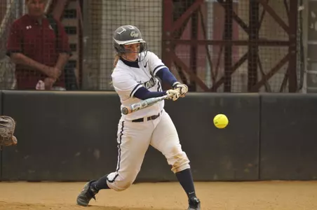 Senior Samantha Dos Santos is tied with two teammates for a team-leading three RBIs.