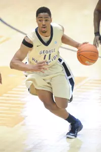 Junior Kethan Savage finished one point off his season-high with 18 points in Saturday's 56-48 loss at Richmond.