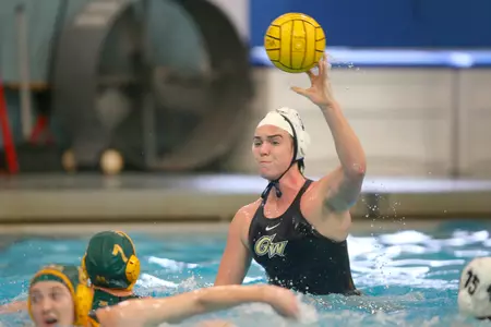 Freshman Scarlett Hallahan had five goals and five steals against Hartwick.