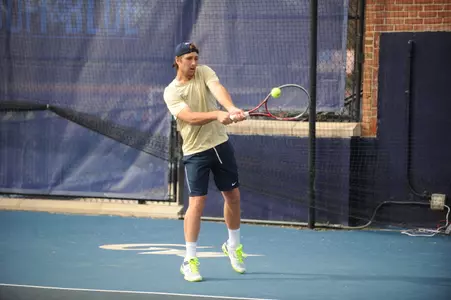No. 109 Francisco Dias defeated his opponent at the No. 2 singles slot on Saturday.