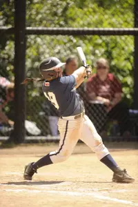 Senior Victoria Valos led the Colonials with two hits in Saturday's nightcap.