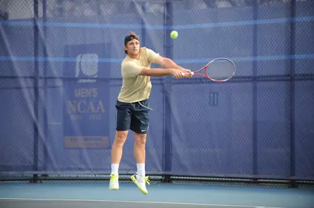 No. 109 Francisco Dias defeated his Wichita State opponent on Sunday for his second victory of the weekend.