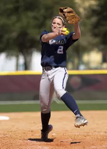 Freshman Sarah Costlow is the reigning Atlantic 10 Pitcher of the Week.