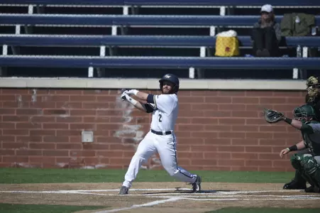 Senior Ryan Xepoleas was one of four Colonials to tally multiple hits in GW's 6-5 win over Saint Bonaventure on Friday.