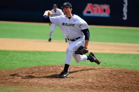 Sophomore Eddie Muhl extended his scoreless innings streak to 16.2 in GW's 5-1 win over Georgetown on Wednesday.