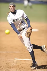 Sophomore Paige Kovalsky struck out seven en route to her eighth win of the season.