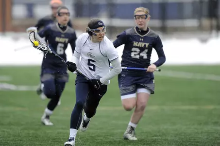 Jacqui Stevens is one of eight seniors who will be honored before Sunday's home finale.