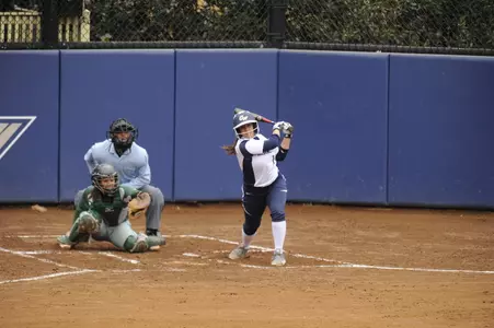 Junior Morgan Matetic notched an RBI single in game one on Saturday.