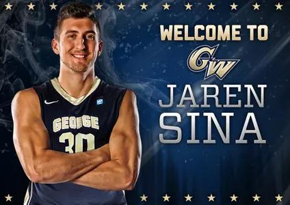 Guard Jaren Sina, an ESPN Top 100 recruit out of high school, will have two years of eligilibity at GW beginning in 2016-17.