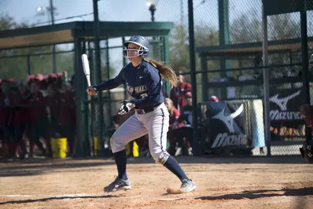 Freshman Alana Anderson notched one of GW's two hits on Saturday.