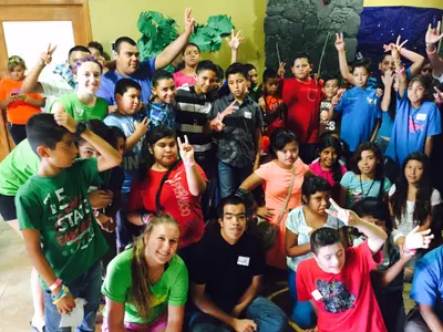 Alana Anderson worked with a group of special needs children in Mexico for a week this summer.