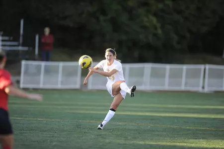 Brooke Stoller netted her first goal of the season on a penalty kick on Thursday.