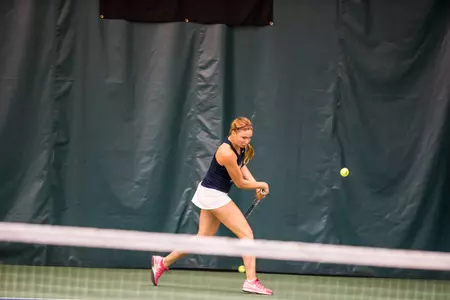 Teodora Radosavljevic won her singles flight at the Elon Invitational.