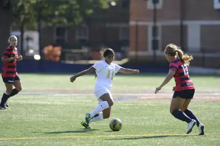 Sofia Pavon captured A-10 Rookie of the Week honors after a two-goal effort on Thursday at UMBC.