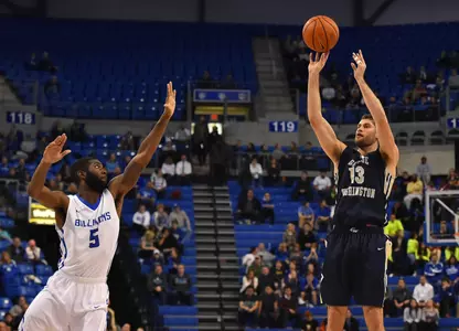 Patricio Garino (17 points) was one of four players in double digits as the Colonials downed Massachusetts on Wednesday night.