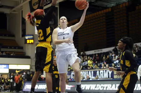 Freshman Kelsi Mahoney is a native of Concord, North Carolina, 18 miles east of Davidson.