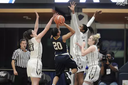 Women's Basketball Action Shot