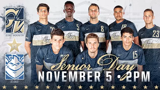 Men's Soccer Senior Day Graphic