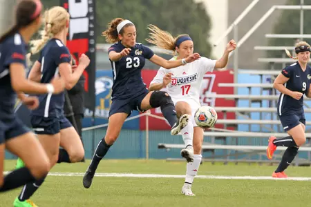 Women's Soccer Action Shot