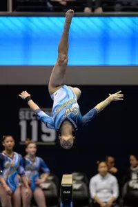 GW returns home to the Charles E. Smith Center to host its annual Pink Meet on Friday night.