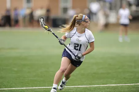 Junior Cassidy Shollenberger tallied a goal and an assist in the season opener at Delaware.