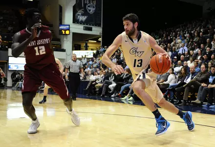 Patricio Garino scored a career-high 27 points in a 72-69 win over VCU on Feb. 6