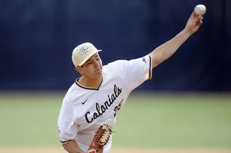 Junior Shane Sweeney threw five scoreless innings for the Colonials on Tuesday.
