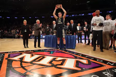 Tyler Cavanaugh averaged 19.4 points and 9.0 rebounds in five games en route to NIT MVP honors.