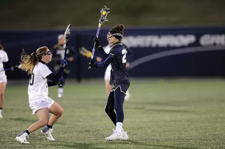 Jocelyn Donohue scored her first career hat trick against Monmouth.