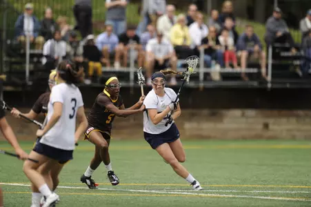 Bailey Forcier tallied a career-high five points against Mount St. Mary's.