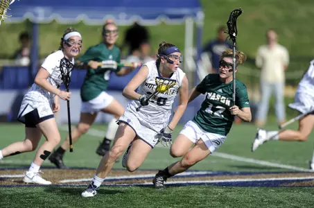 Bailey Forcier scored a pair of goals against George Mason.