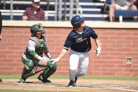 Junior Eric Ramsey hit his first career home run in GW's 7-2 win over Towson on Tuesday.