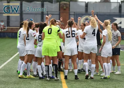GW Women's Soccer Action shot