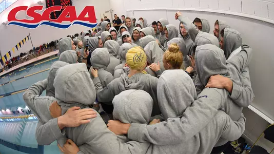 Swimming and Diving Huddle