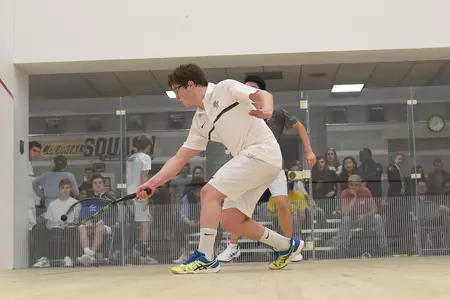 Men's Squash Action Shot
