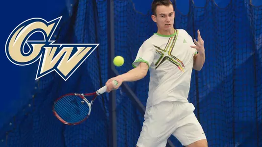 Men's Tennis Action Shot