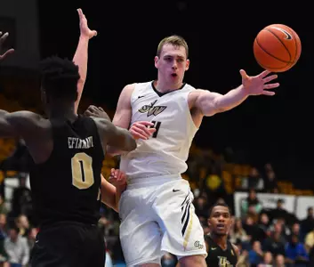 Tyler Cavanaugh led GW with 22 points