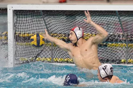 Austin Pyrch made 11 saves Saturday against St. Francis Brooklyn.