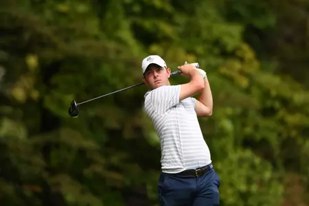 Jack Porcelli is one of three Colonials to record a career-best round this fall