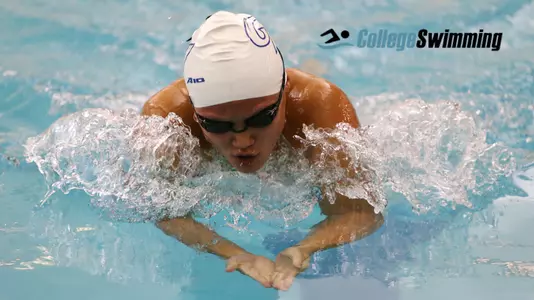 Emily Zhang was honored by CollegeSwimming.com on Tuesday.