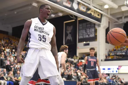 Zeigler gave GW an energetic lift off the bench vs. Howard