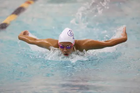 Andrea Ho placed 13th in the 100-yard backstroke on Saturday.